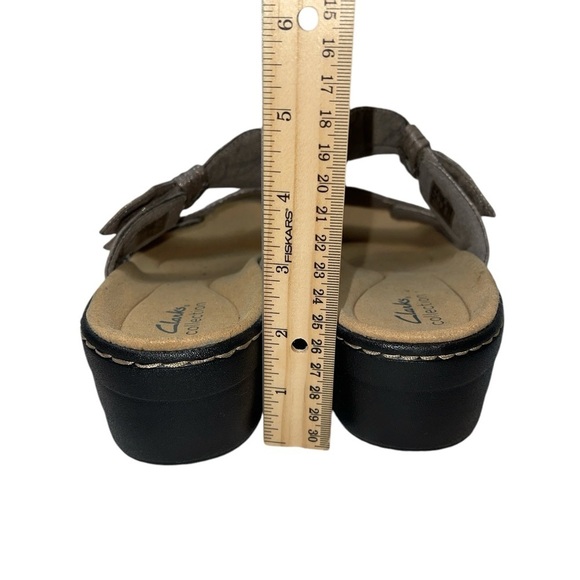 Clark's Collection Women's Shoes Size 11 Metallic Textile Upper Slip On - Picture 9 of 11